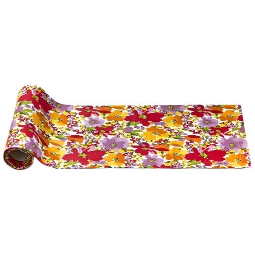 Springtime Floral Cotton Table Runner - 14.5" x 70.25"
