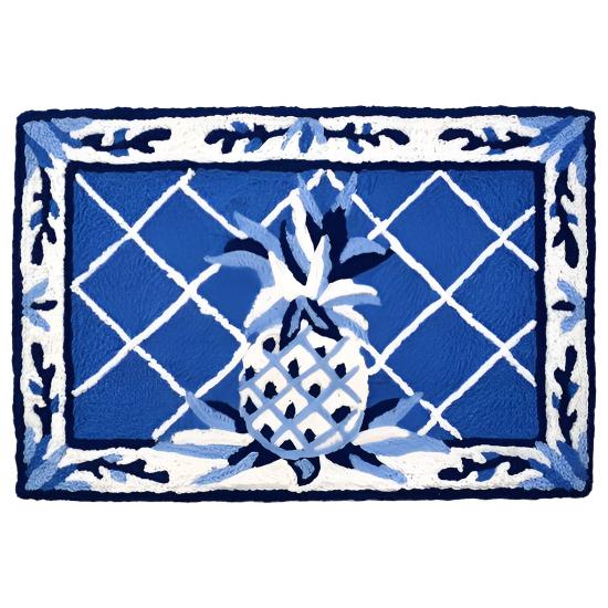 Jellybean French Country Pineapple Accent Rug - 20" x 30"