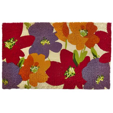 Springtime Flowers Coir Mat - 18" x 30"