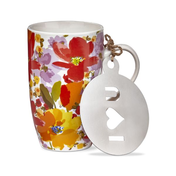 Springtime Floral Mug & Stencil Set