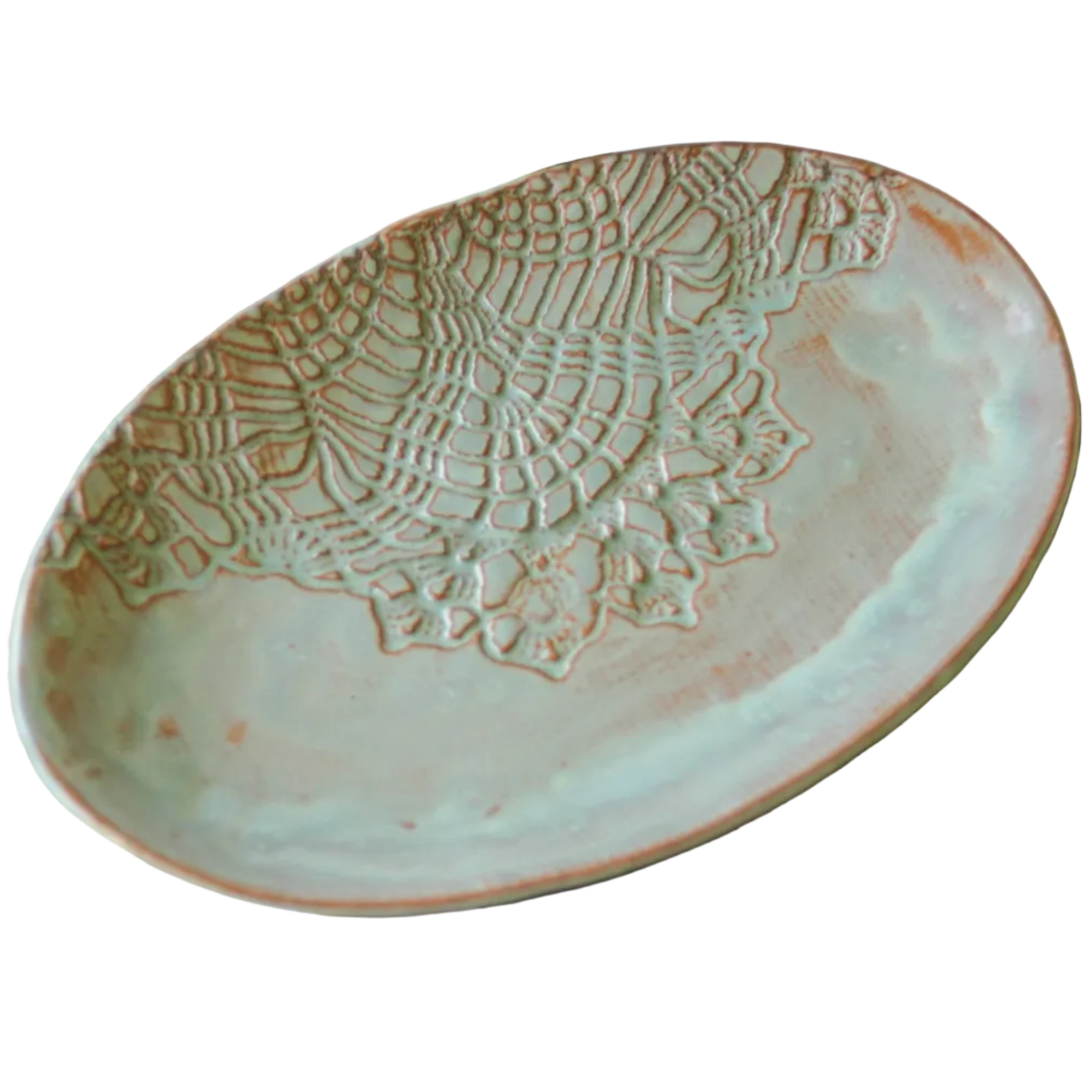 Prodigal Pottery Oval Stoneware Platter - 6" x 12"