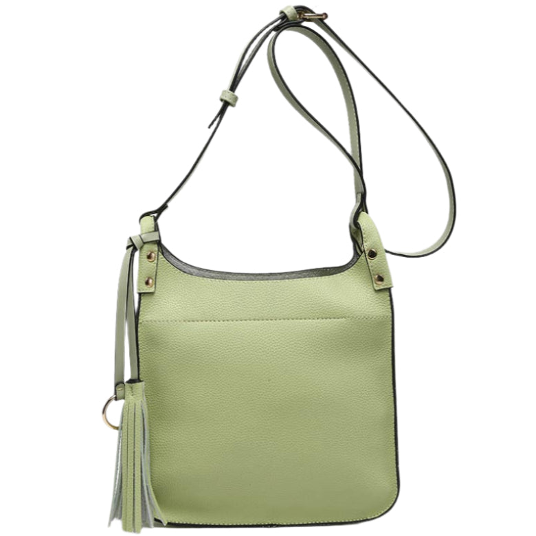 Jen & Co. Lucinda Square Tassel Crossbody Bag