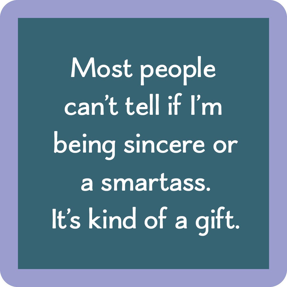 Drinks On Me Humorous Resin Drink Coasters - 4" x 4"
