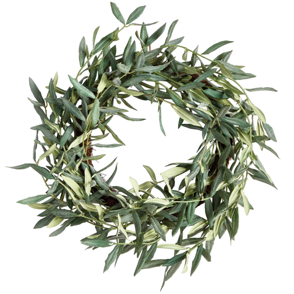 Napa Interwoven Olive Branch Wreath - 21"