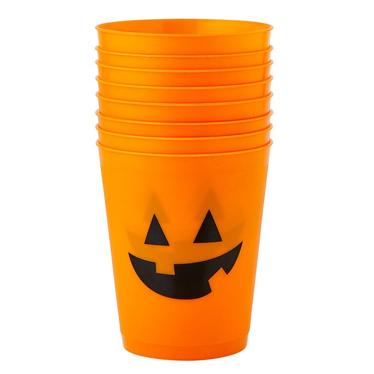 Frost Flex Jack-O-Lantern Party Cups - 8 pc.