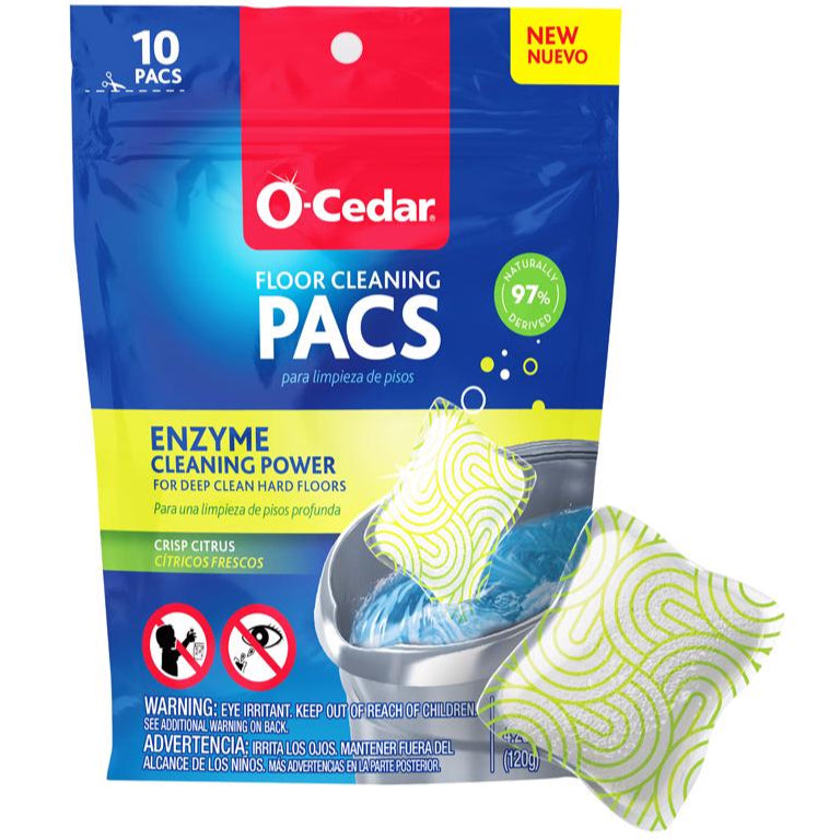 O-Cedar Scented Floor Cleaner Powder Pacs - 10 pc.
