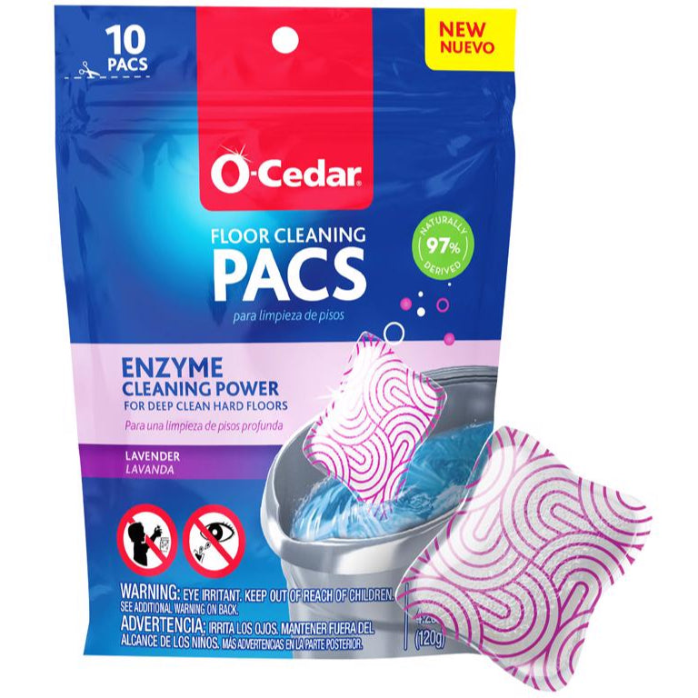O-Cedar Scented Floor Cleaner Powder Pacs - 10 pc.