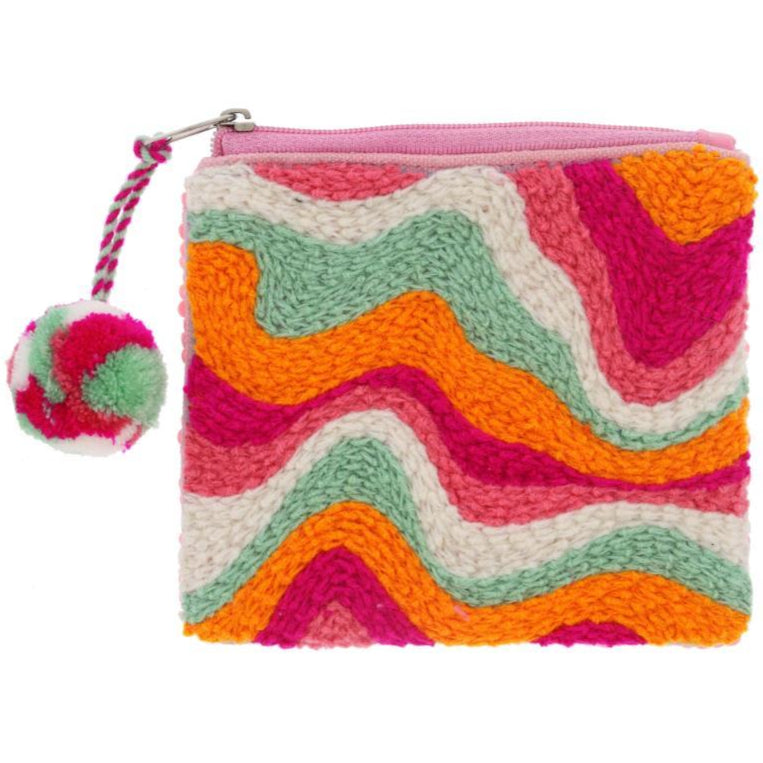 Jane Marie Cotton Zipper Coin Pouch - 4.5" x 5"