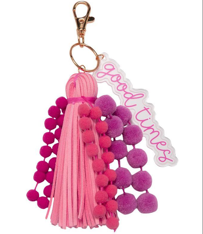 Jane Marie Pom Pom & Tassel Keychains - 5.5"