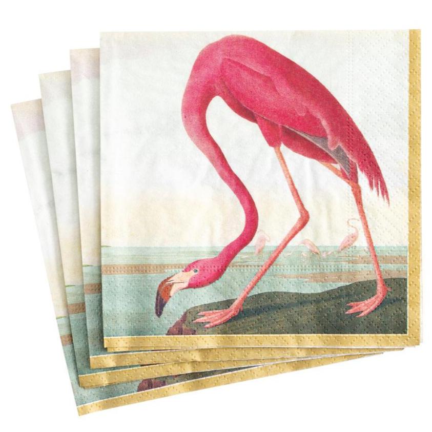 Caspari Audubon Birds Paper Napkins