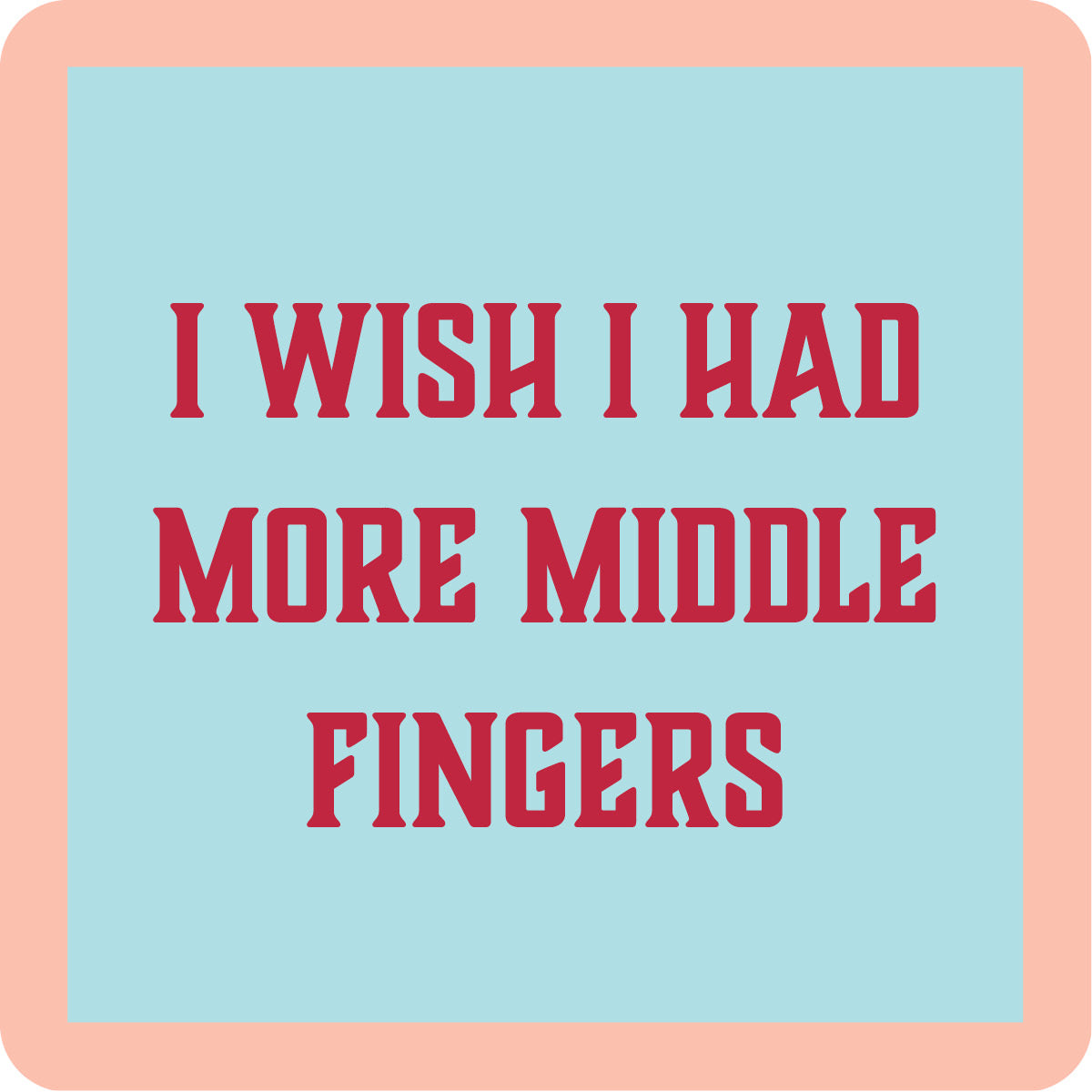 Drinks On Me Humorous Resin Drink Coasters - 4" x 4"