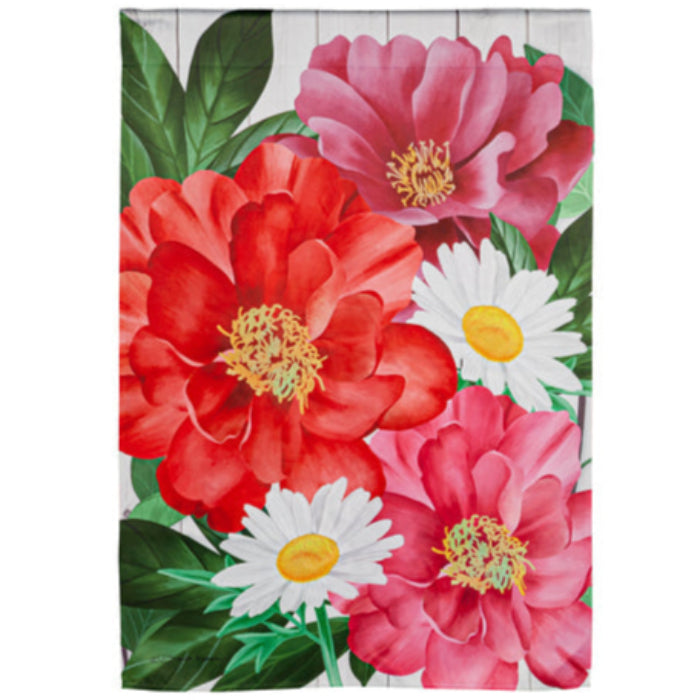 Evergreen Floral Themed House Flags - 28" x 44"