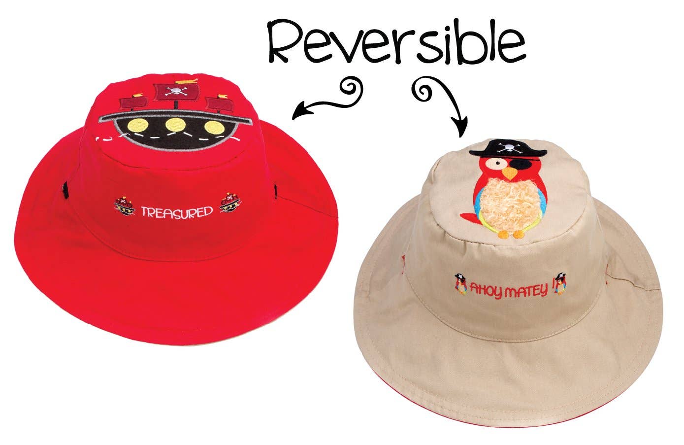 Flap Jacks Reversible Toddler & Youth Sun Hats