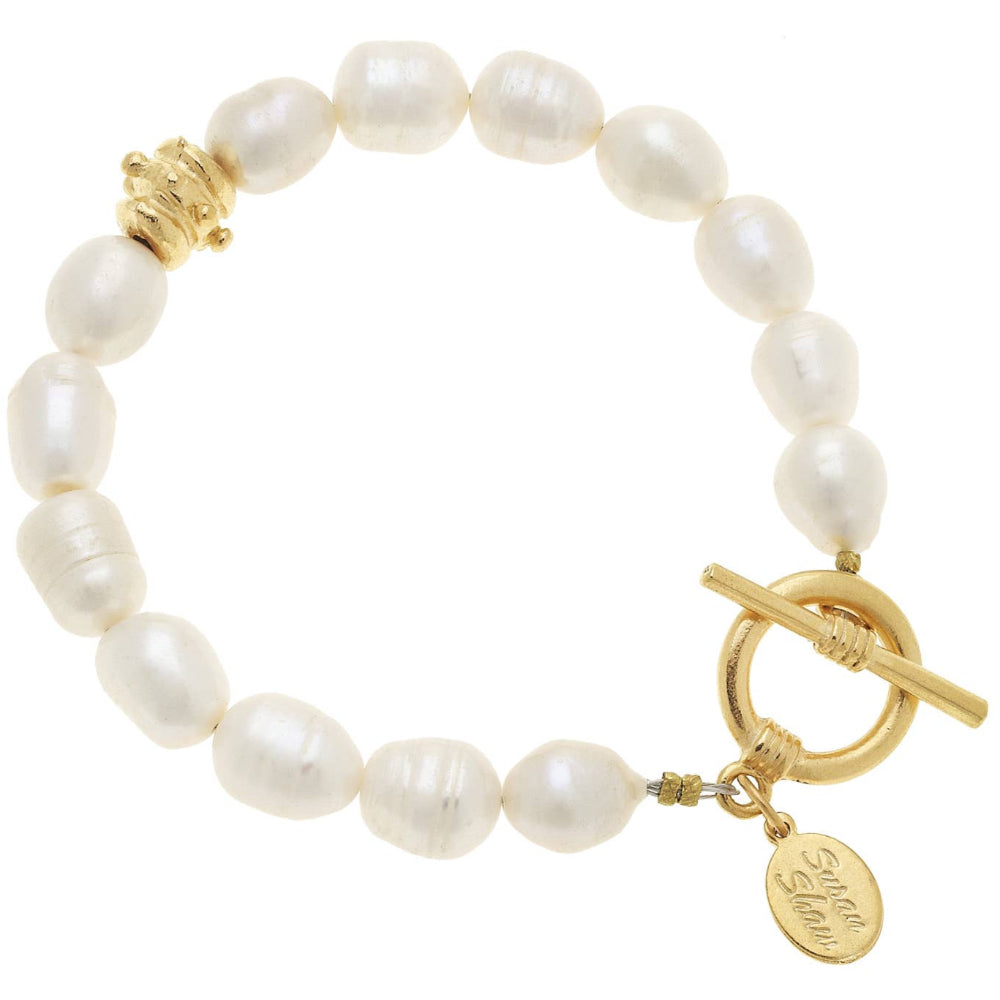 Susan Shaw Genuine Freshwater Pearl Bracelet