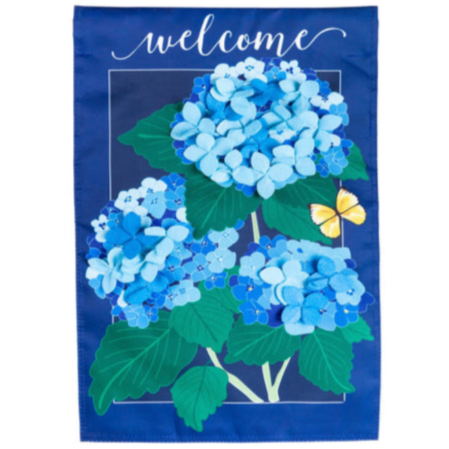 Evergreen "Welcome" Themed House Flags - 28" x 44"