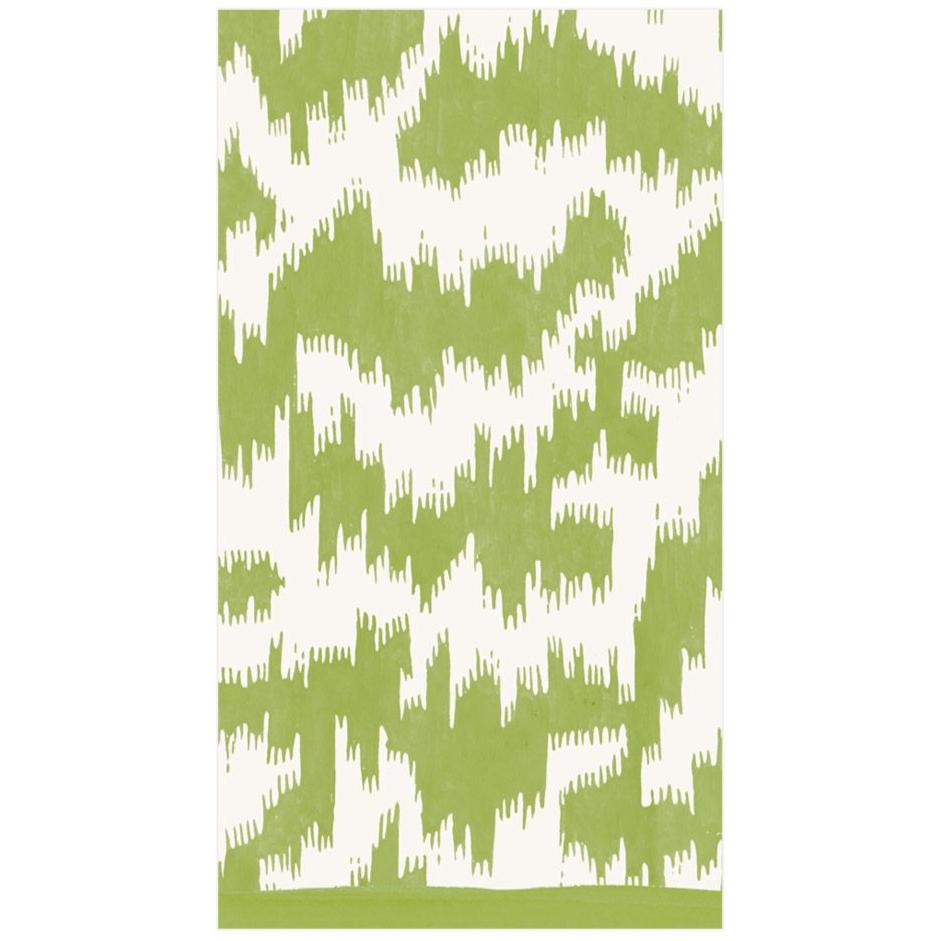 Caspari Modern Moiré Paper Napkins (Green)