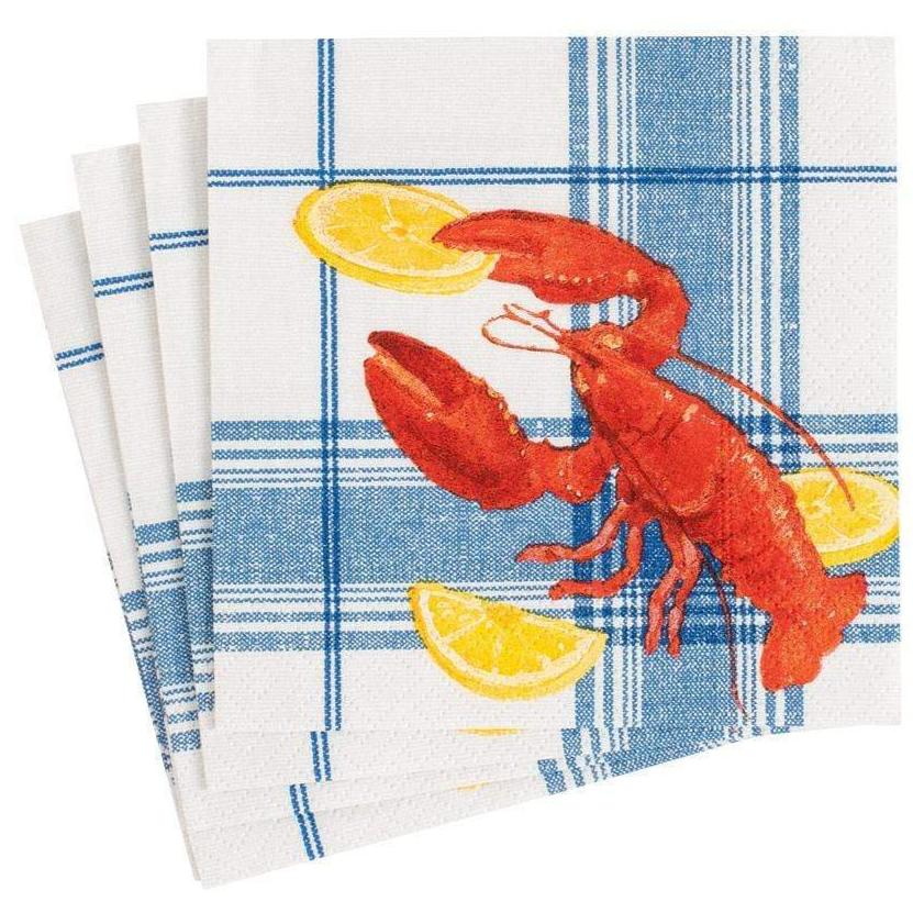 Caspari Lobster Bake Paper Napkins