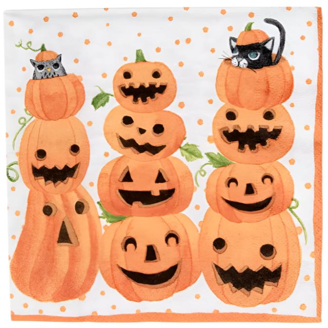 Jack O'Lanterns Paper Luncheon Napkins