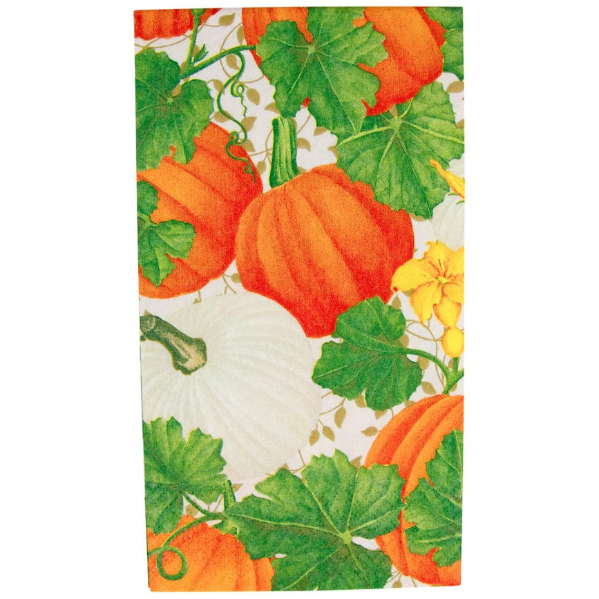 Caspari Pumpkin Chintz Paper Napkins