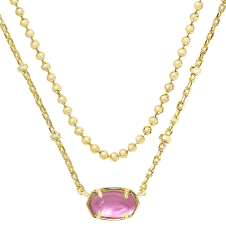 Kendra Scott Emilie Gold Multi-Strand Crystal Necklace