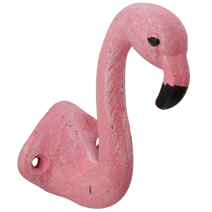 CB Home Cast Iron Flamingo Head Wall Hook - 4"