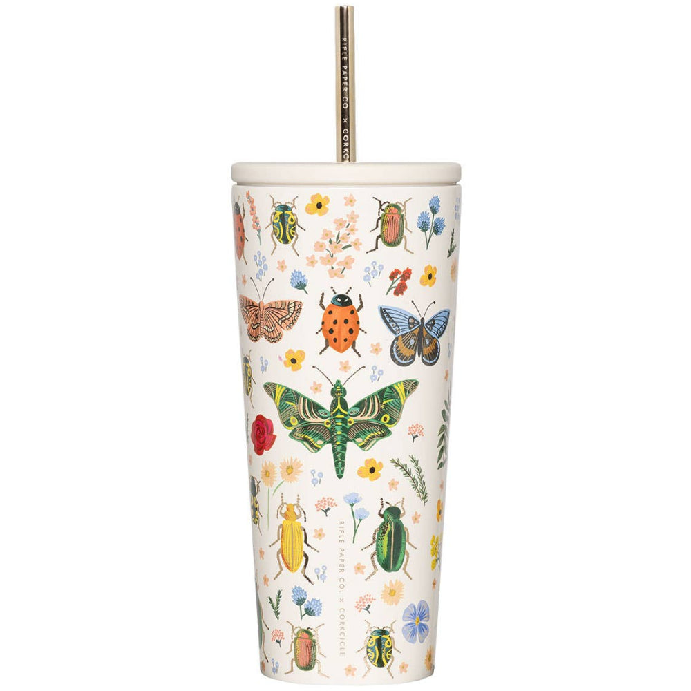 Corkcicle Insulated "Cold Cup" w/ Stainless Steel Straw - 24 oz.