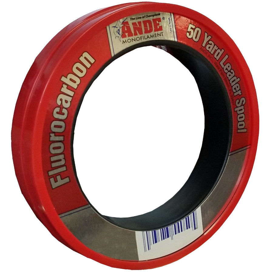 ANDE Clear Fluorocarbon Fishing Leader Line - 30 lb. to 150 lb.