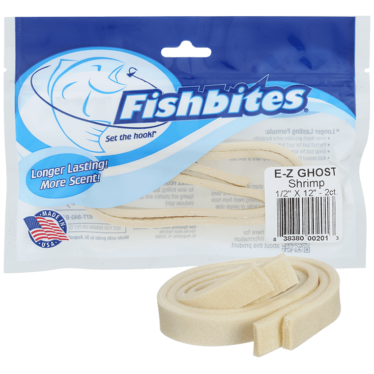 Fishbites E-Z Footlong Bait Strips (Ghost Shrimp)