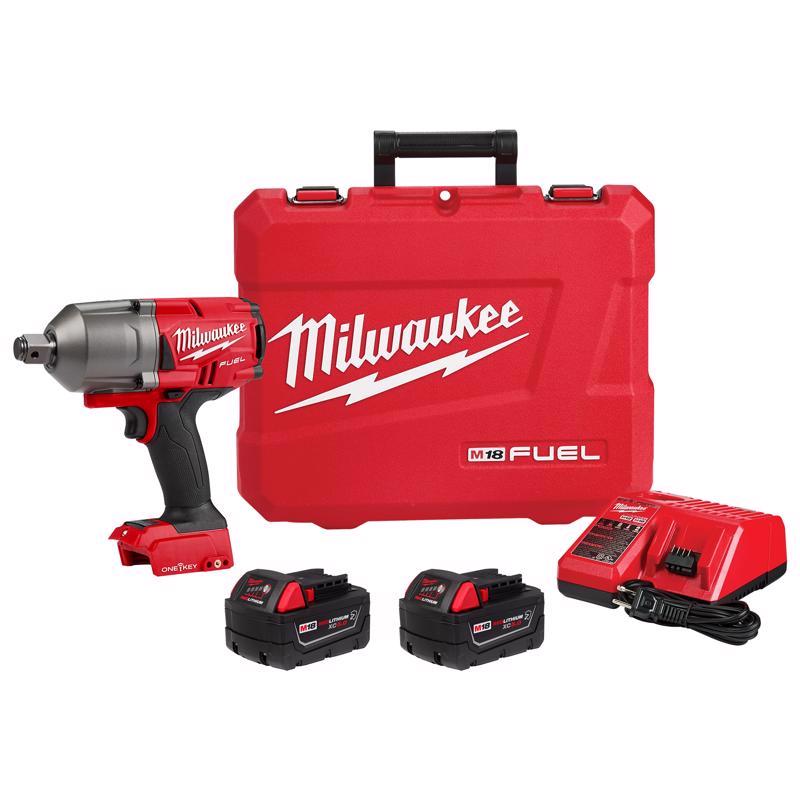 Milwaukee M18 FUEL 3/4" Battery Impact Wrench Kit (w/ Batteries & Charger)