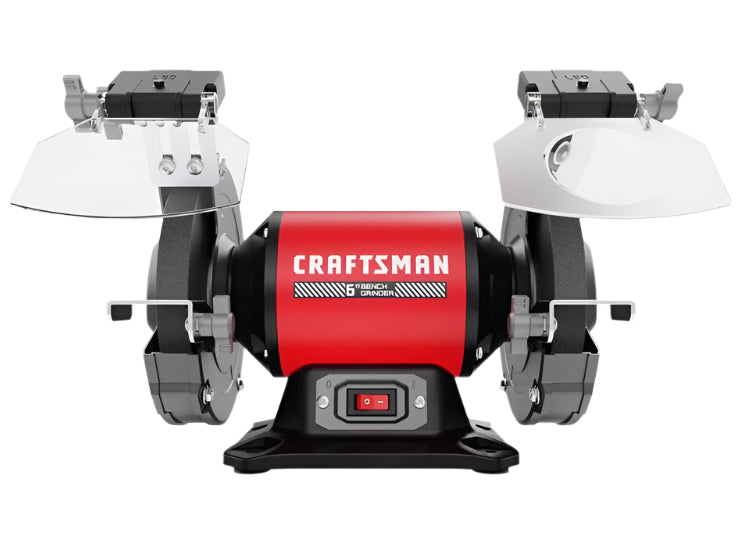Craftsman 2.1A Corded Bench Grinder - 6"