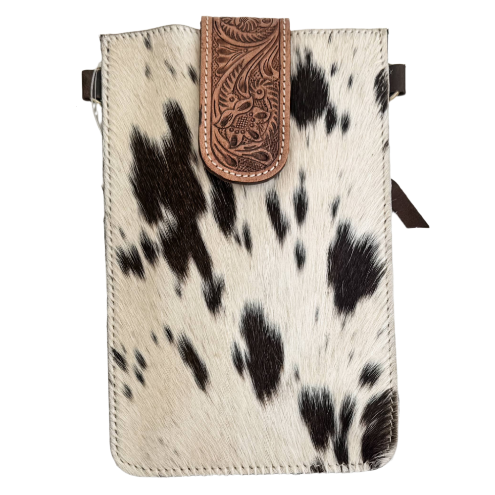 Boho Ranch Haydee Crossbody Cowhide Phone Bag