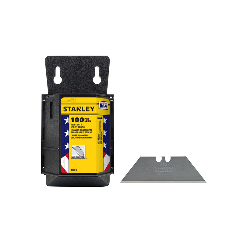 Stanley Heavy Duty Blade Dispenser with Blades - 100 Count