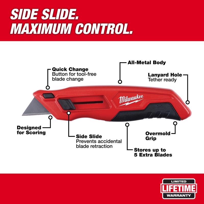 Milwaukee Side Slide Utility Knife - 6.74"