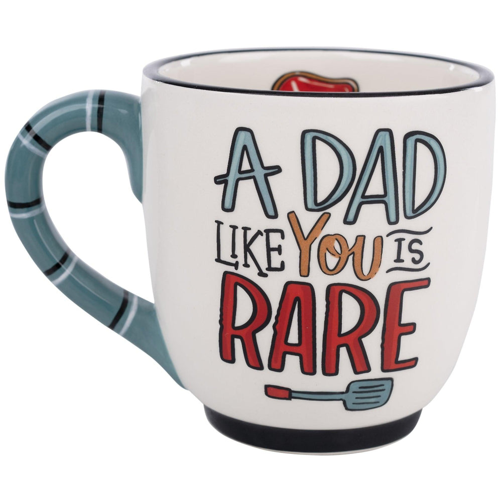 Glory Haus Ceramic "A Dad Like You is Rare" BBQ Mug - 16 oz.