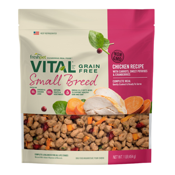 Freshpet Vital Small Breed Dog Food, Chicken - 1 Lb.