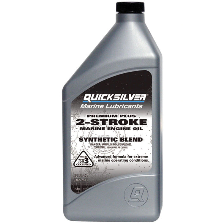Quicksilver Marine 2-Stroke Synthetic Engine Oil - 1 qt. & 1 gal.