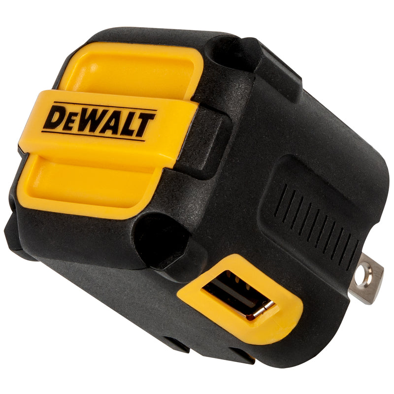 DeWalt NeverBlock 2-Port USB Wall Charger