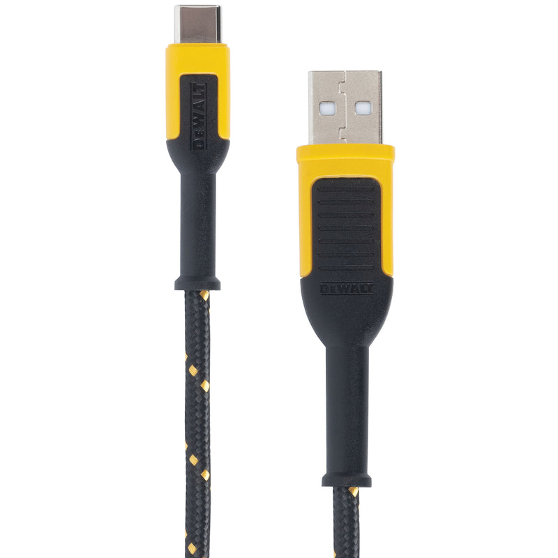 DeWalt Reinforced USB-A to USB-C Cables