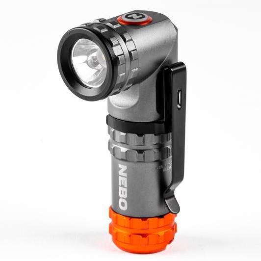 nebo flashlight for gun NEBO Franklin Swivel 600L Rechargeable LED Flashlight