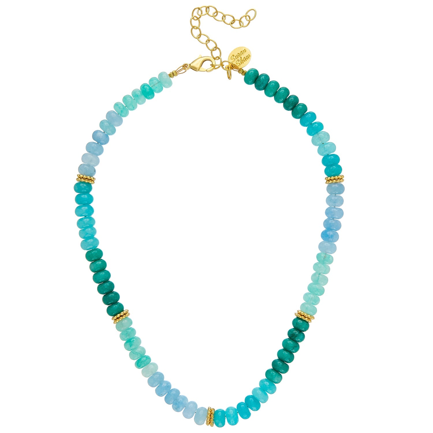 Susan Shaw Lolly Gold Beaded Necklace