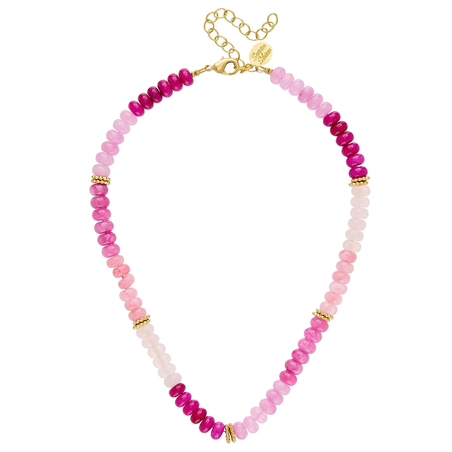 Susan Shaw Lolly Gold Beaded Necklace