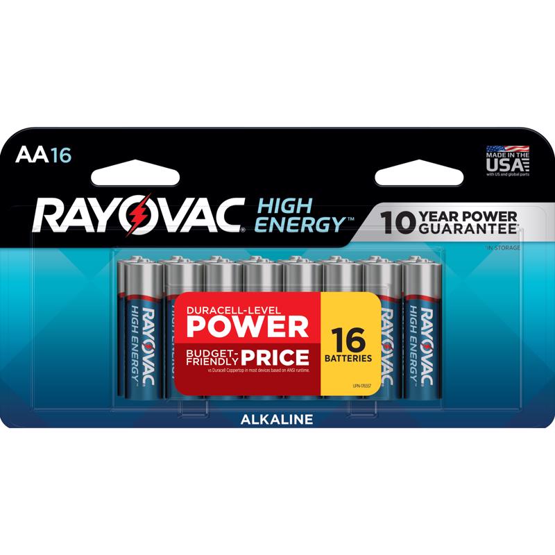 Rayovac High Energy Alkaline Batteries