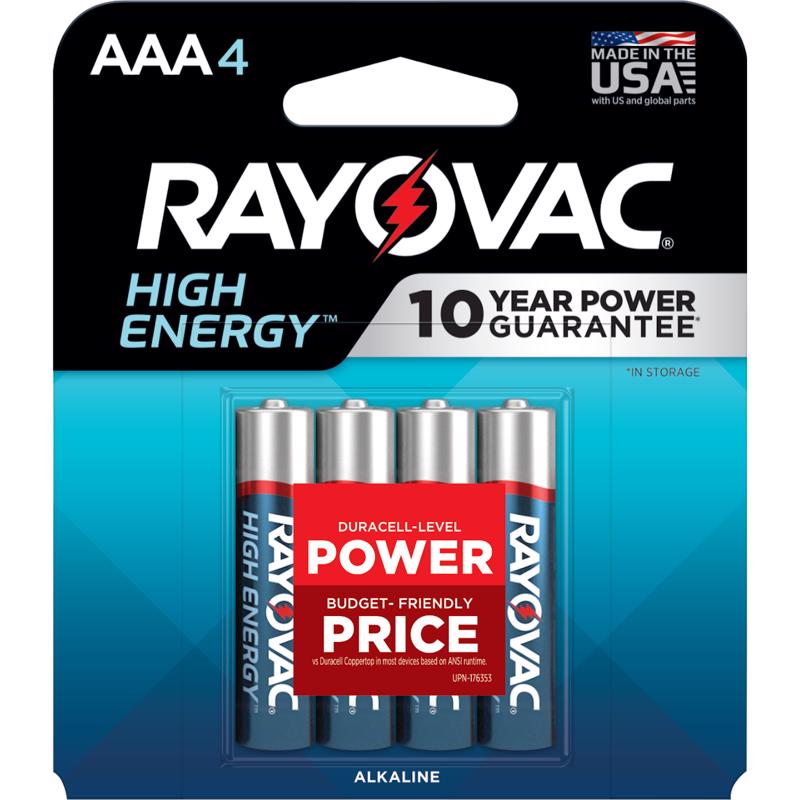 Rayovac High Energy Alkaline Batteries