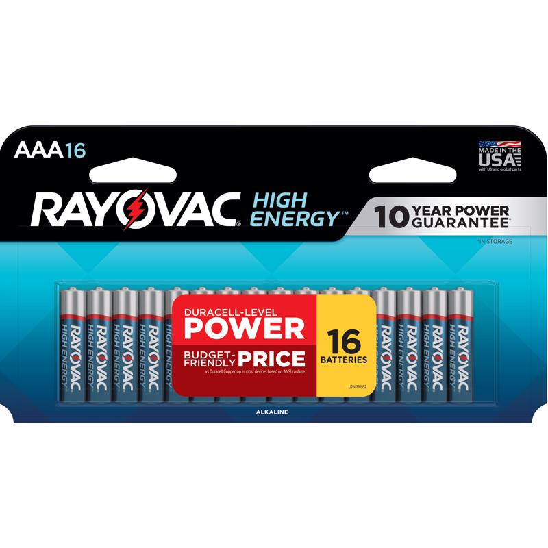 Rayovac High Energy Alkaline Batteries