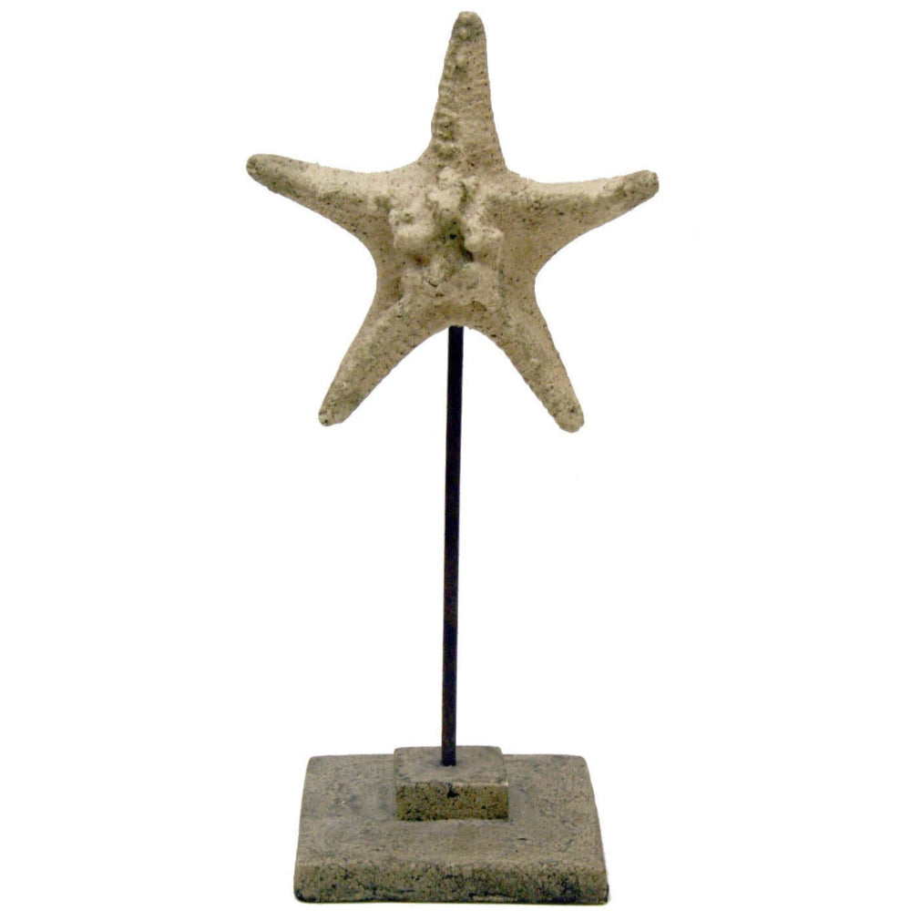 Modern Coastal Stone Starfish Trophy - 15.5"