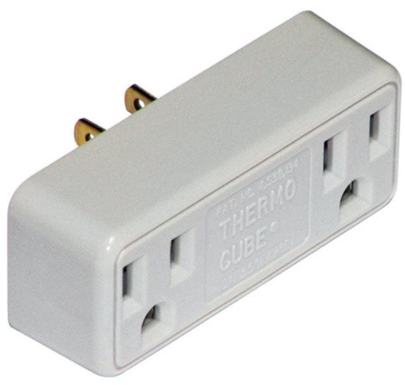 Thermocube 2-Outlet Temperature Controlled Power Outlet