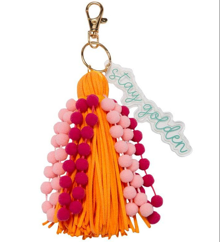 Jane Marie Pom Pom & Tassel Keychains - 5.5"