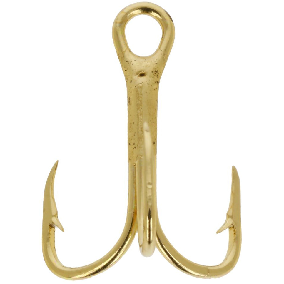 Eagle Claw Gold 2x Treble Hooks Eagle Claw Gold 2x Treble Hooks