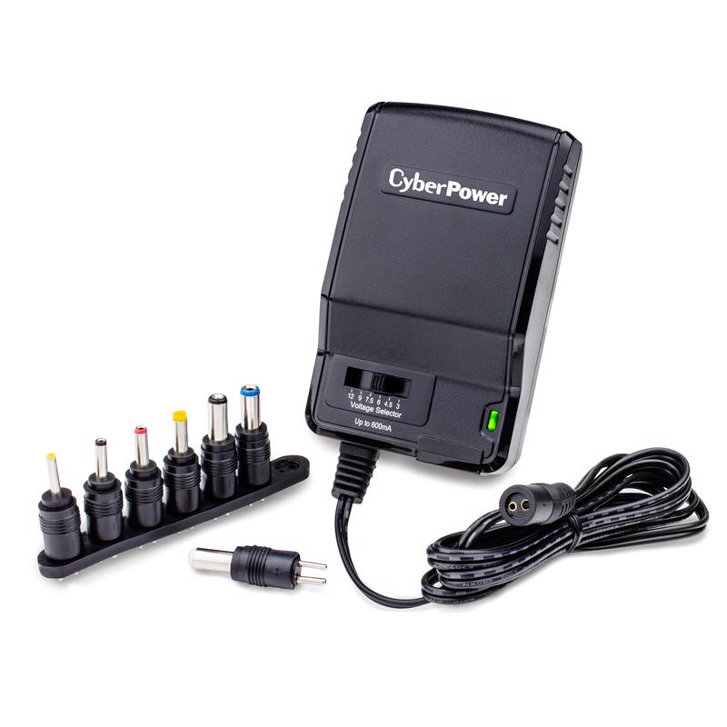 CyberPower 3-12V 600mA Universal Power Adapter
