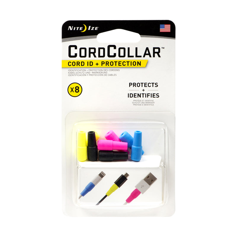 Nite Ize CordCollar Silicone Cord ID & Protection Kit - 8 Piece